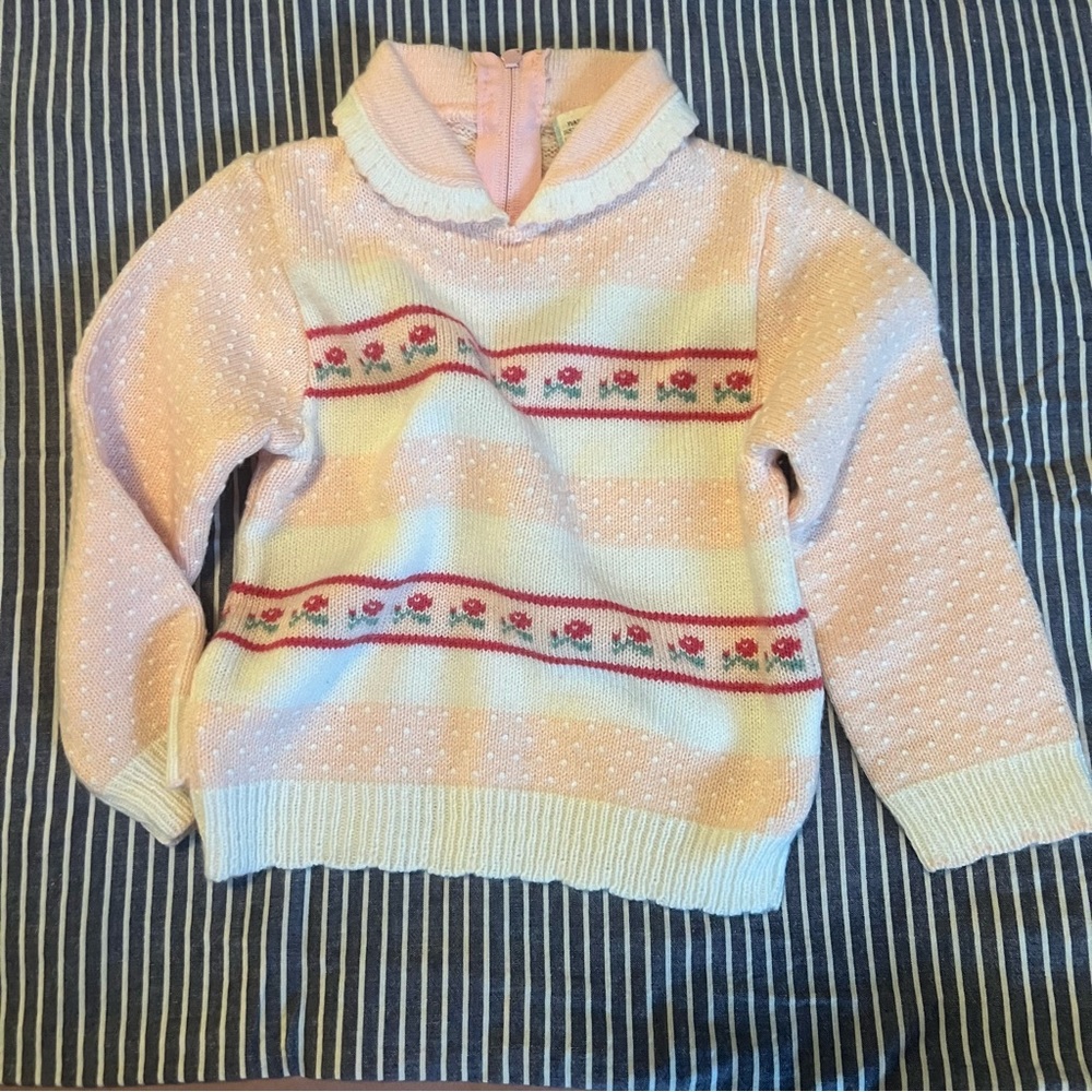 Baby girls vintage sweater size 18 months